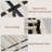 King Size Bed Frame with Wingback Headboard, Velvet Upholstered Platform Bedframe with Wood Slats, No Box Spring Needed, Easy Assembly, Beige-9694080-9694139