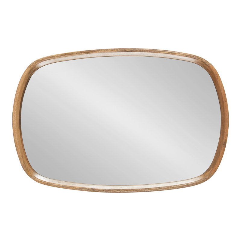 Miroir mural Prema 20 x 30, Naturel, 30 po x 20 po, Rectangle