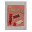 Vintage Patchwork Tapestry "Fragments Of Time" In Neutral Pink Hues - Rug & Kilim