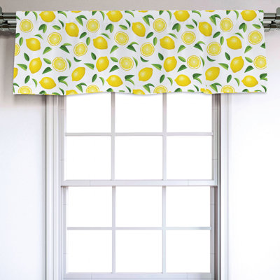 Sateen Ruffled Window Valance