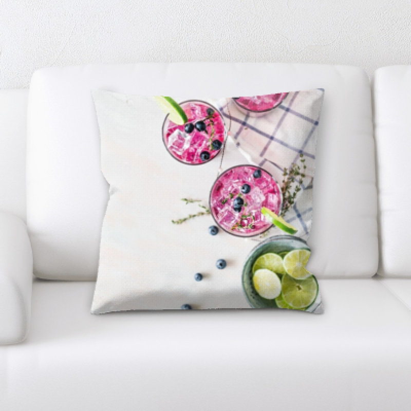 Microsuede Throw Pillow