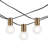 Walling Outdoor 10 - Bulb 120'' Plug-in String Light