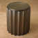 Fluted Column Table-Nickel