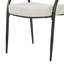 Chaises de salle à manger rembourrées avec pieds en métal (ensemble de 2)-827073947