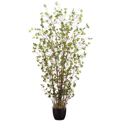72'' Faux Mini Leaf Plant in Pot