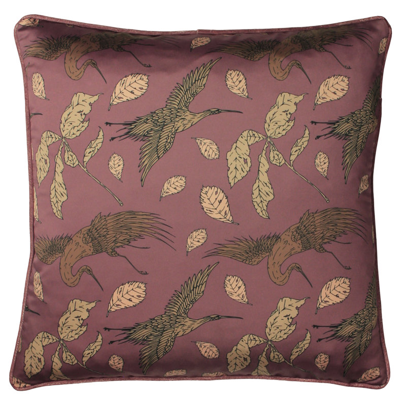Picardy Floral Square Throw Pillow Cover