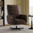 Power Swivel Recliner Chair, Electric Reclining With Usb & Type-C Charging, 360° Swivel Velvet Upholstered Accent Chair, For Home Office & Living Room, Easy Assembly, Coffee-1226837219