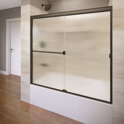 Porte de baignoire semi-encadrée Classic L 56,06 "x H 56" Classic