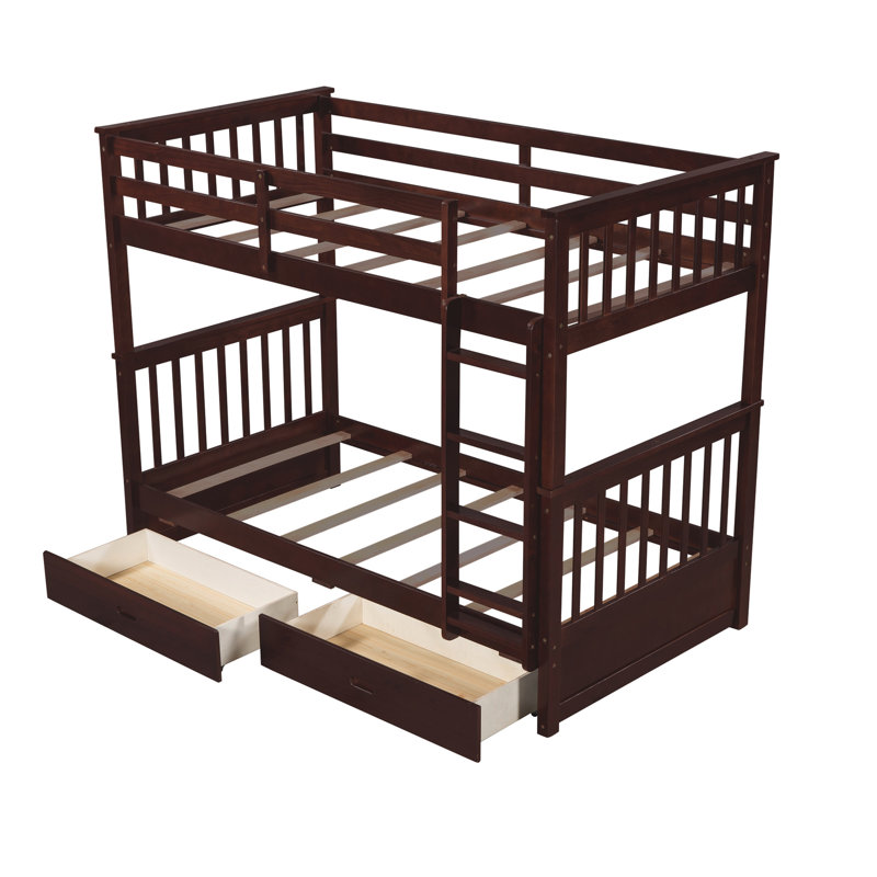 -Lit superposé Twintwin avec solutions de rangement pratiques pour