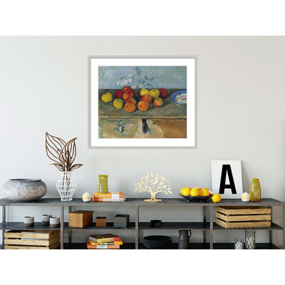 Nature morte aux pommes et aux biscuits par Paul Cézanne