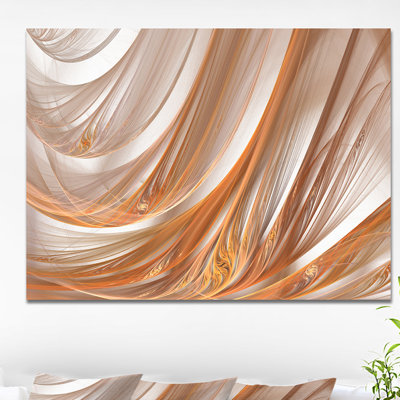 «Modern Brown Shade», reproduction d'art contemporain sur toile tendue