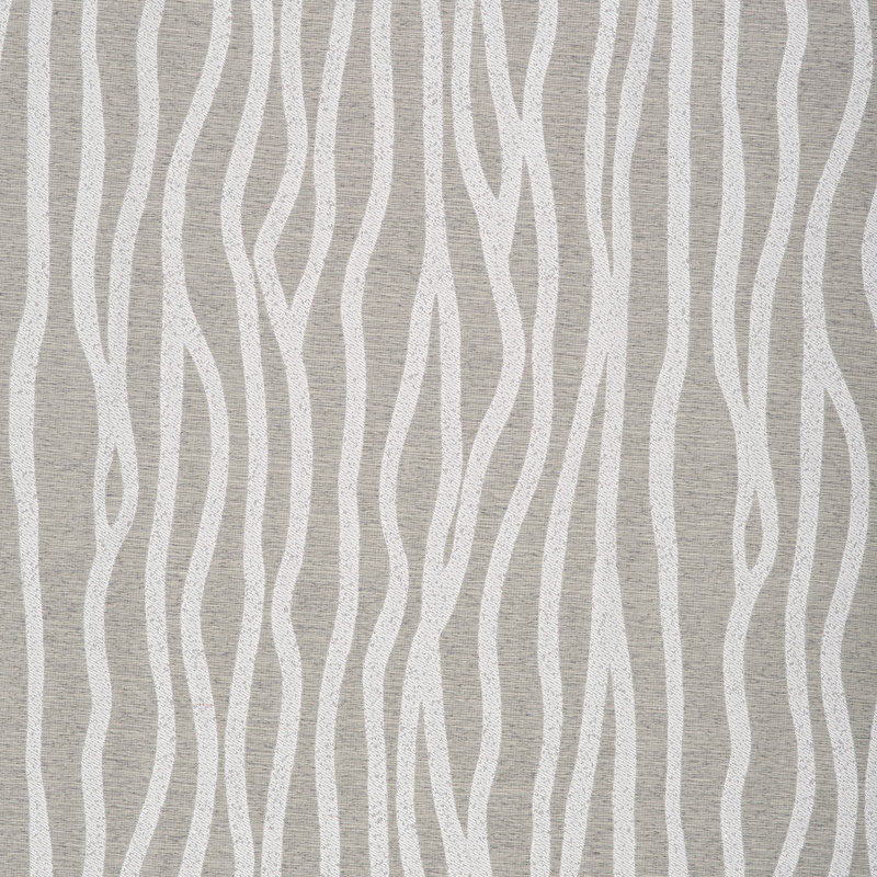 Naleea Semi Sheer Curtain Single Panel, Gray