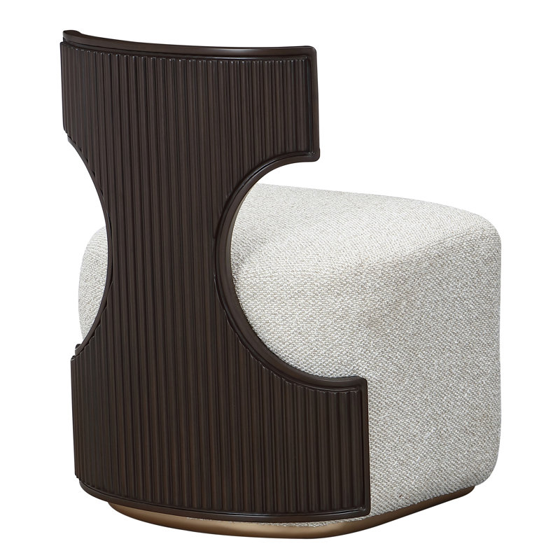 West Kensington Vanity Chair, Espresso Wood