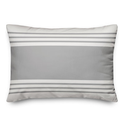Farmhouse Striped Throw Pillow