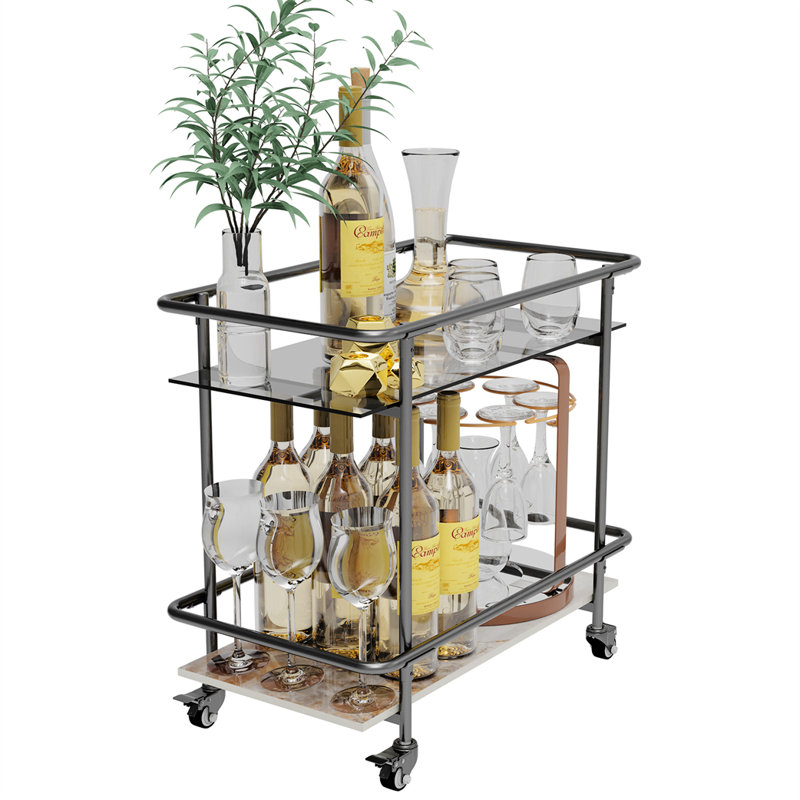 Daon Metal Bar Cart