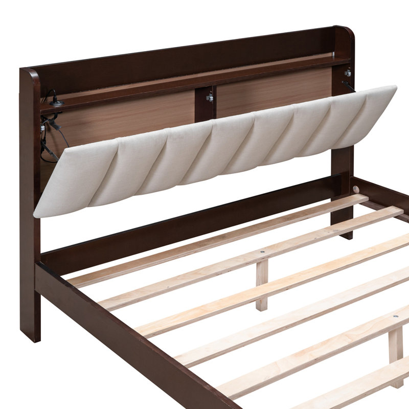 Gabryal Piece Bedroom Set, Walnut, Full / Double