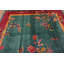 Tapis art floral chinois antique à motif floral vert écume de mer