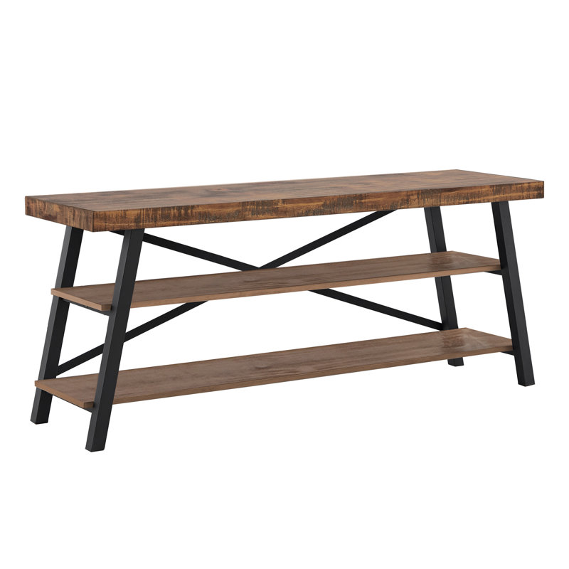 Isakson TV Stand for TVs up to 65", Brown
