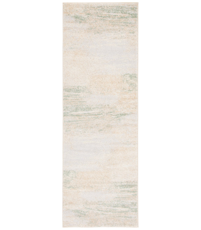 Tapis abstrait Xanthe, Tapis de couloir 2 pi 6 po x 8 pi