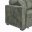 Canapé-lit d'angle avec méridienne réversible, solution pour petits espaces, canapé-lit, mobilier de salon, canapé en L-1384538150