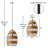 12.75"W 1-Light Okmulgee Rattan and Metal Pendant