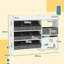 Julianna Isabelle & Max Kids Toy Storage Unit, Toy Box Organiser, 11 Fabric Bins White