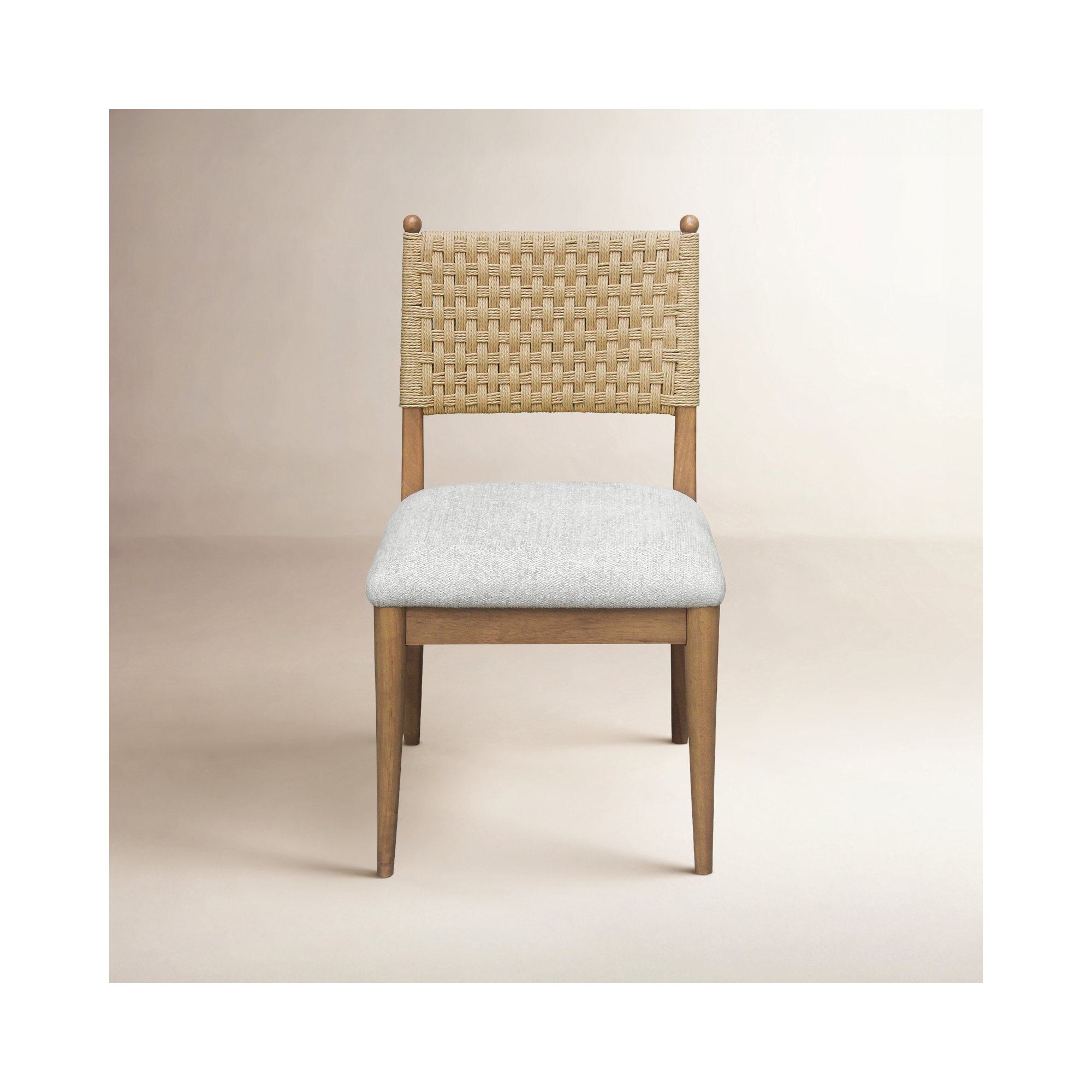 August Woven Back Chair