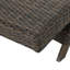 Chaise longue en osier Salem