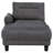 Grey Loose Back Sectional Sofa