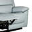 Larus Manual Loveseat, Powder Blue Leather Match, Pillow Top Arms, 60 Inch-116748983