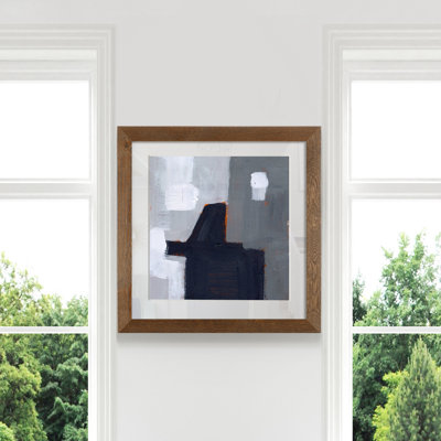 Concrete Wall III - Single Picture Frame Painting