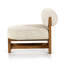 Chaise de patio en teck avec coussins Klaudie-594861185-594861186