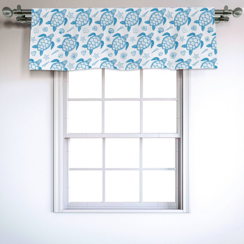 Sateen Ruffled Window Valance