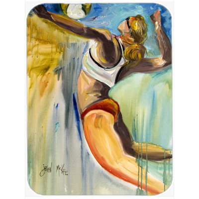 East Urban Home Volleyball Glass Cutting Board