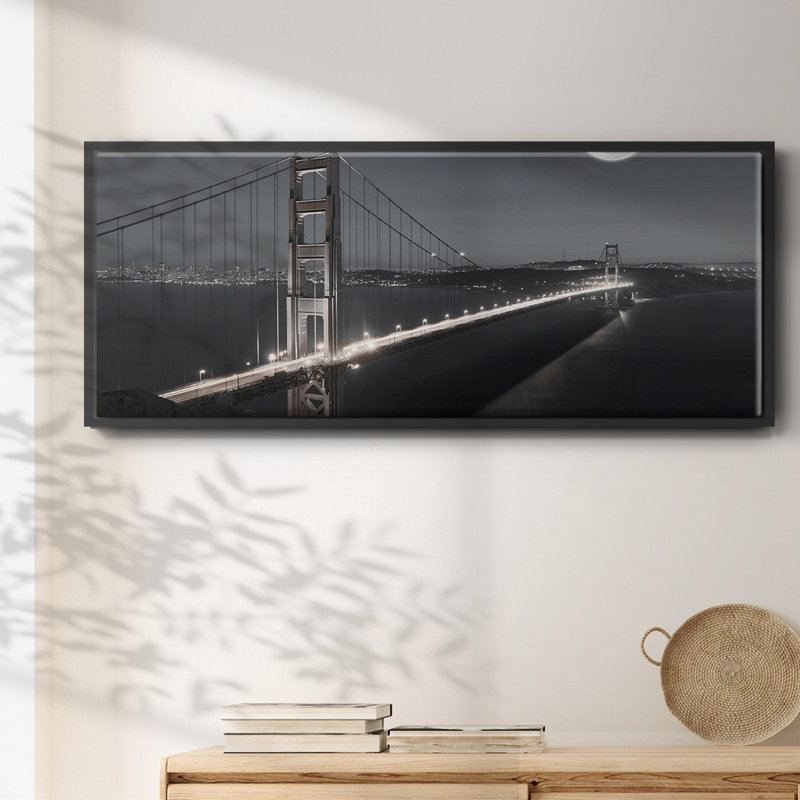 Moonrise- Framed Canvas, 20" H x 50" W