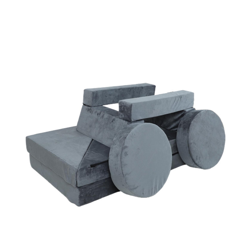 Ensemble de 14 pièces modulaires pour canapé et jeu pour enfants, blocs de construction en mousse convertibles pour tout-petits