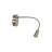682D17509E5A4580864D91C1104A8BD4 Epiphanie Gooseneck Led Wall Reading Light Brushed Steel Finish