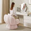Chaise de meuble-lavabo pivotante rembourrée avec coussin-1813012108