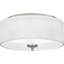 Maywood 3-Light Brushed Nickel Flush Mount Light