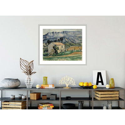 «House in Provence» par Paul Cézanne - Impression sur toile