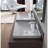 Scarabeo By Nameeks ML 10'' White Ceramic Rectangular Bathroom Sink with Overflow-10158824