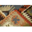 Tapis 100% laine tissé à la main à motif oriental tribal multicolore Southwestern