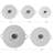 Silicone Lids Microwave Splatter Cover 5 Pack 5 Sizes-118626529