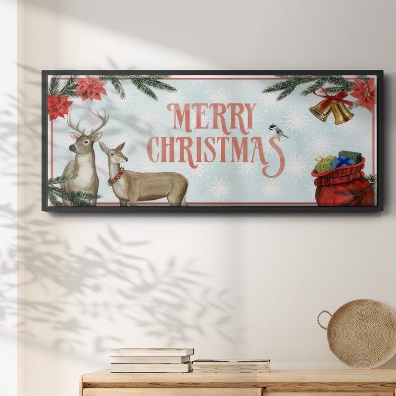 Merry Christmas - toile encadrée