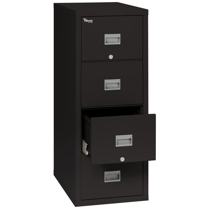 Patriot 4 - Drawer File Cabinet, Black