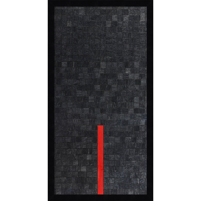 «Close», reproduction encadrée sur papier par Alex Dunn, H 25 po x l 13 po, Noir