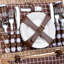 BROWN PICNIC BASKET 4 SERVES