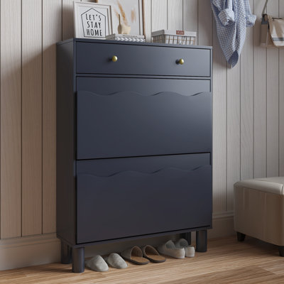 15 Pair Stackable Shoe Storage Cabinet