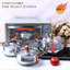 Vencier 4.5L Non-Stick Stainless Steel Pot Set
