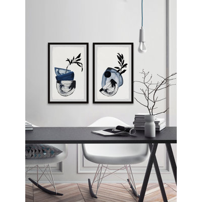 Centre de table bleu Diptyque
